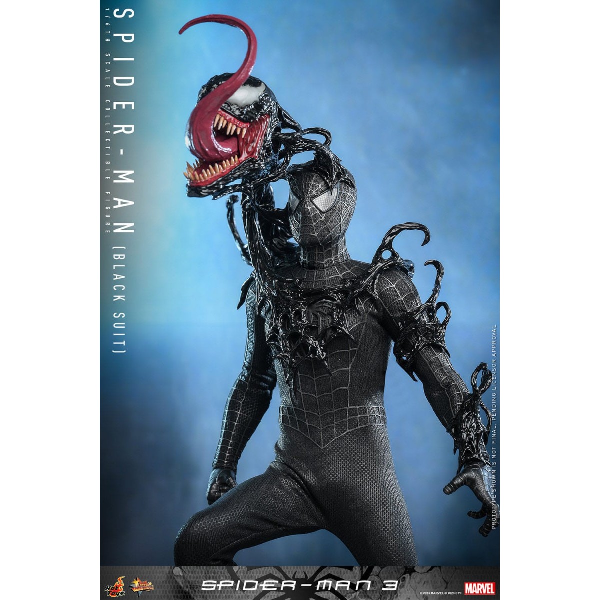 Hot Toys Marvel Spider-Man 2 - Peter Parker Tuta Nera - Videogioco Masterpiece 1/6