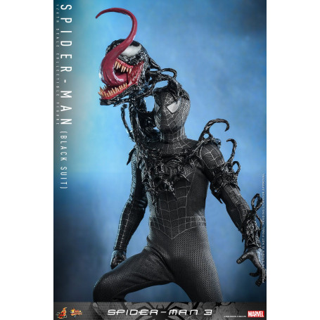 Hot Toys Marvel Spider-Man 2 - Peter Parker Tuta Nera - Videogioco Masterpiece 1/6