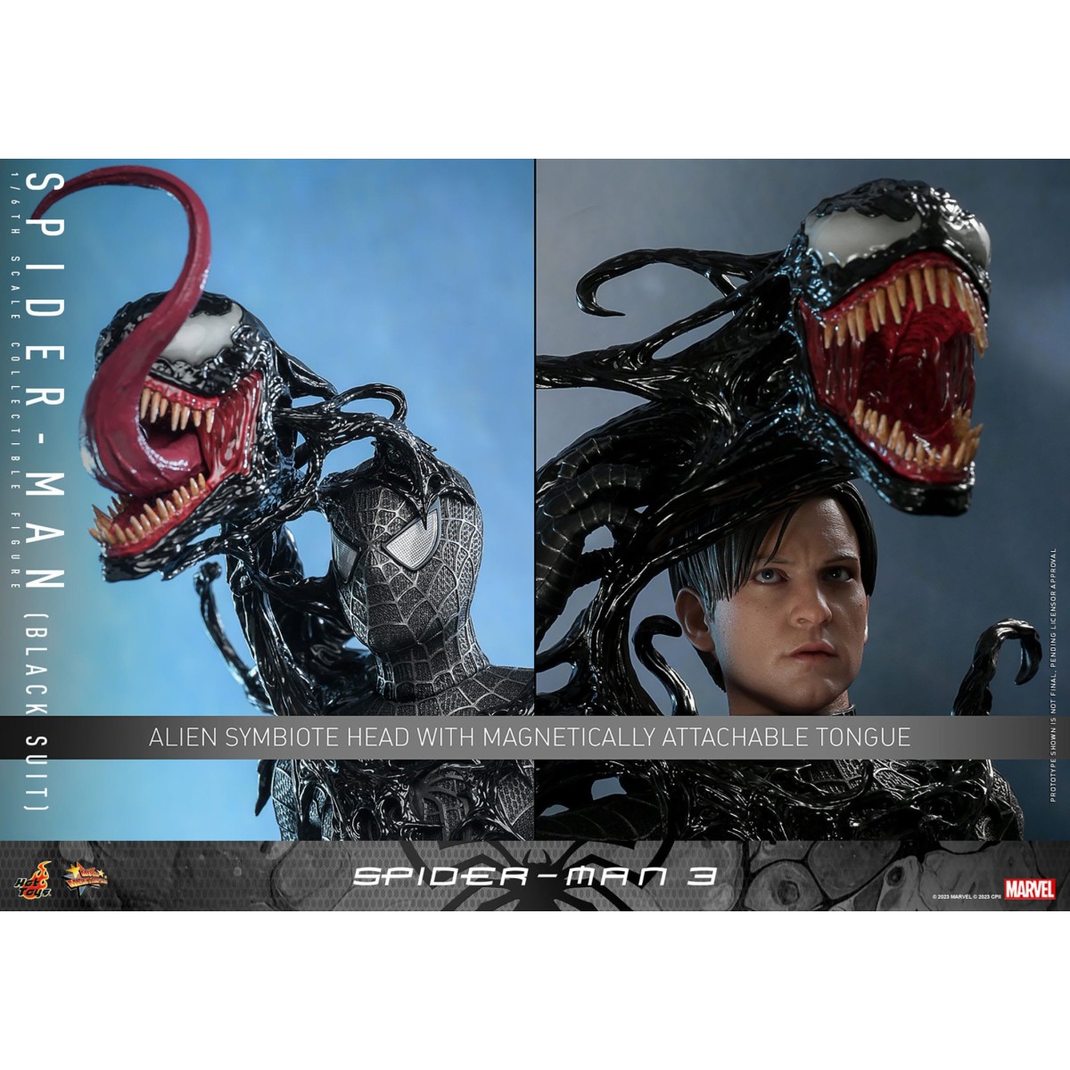 Hot Toys Marvel Spider-Man 2 - Peter Parker Tuta Nera - Videogioco Masterpiece 1/6