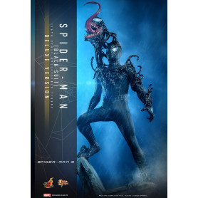 Hot Toys Marvel Spider-Man 3 - Uomo Ragno Tuta Nera Deluxe