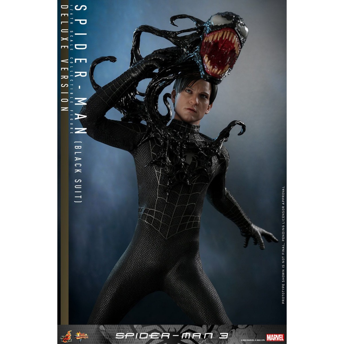 Hot Toys Marvel Spider-Man 3 - Uomo Ragno Tuta Nera Deluxe