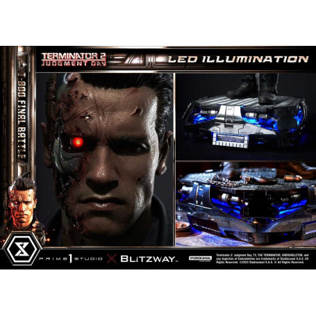 Prime 1 - Terminator 2 Il Giorno del Giudizio T-800 Battaglia Finale Versione Bonus Deluxe - Museo Masterline Serie 1/3