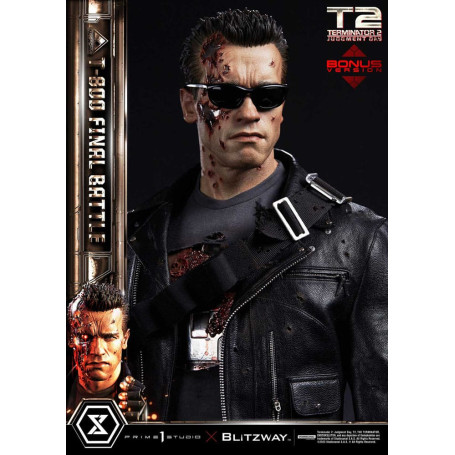Prime 1 - Terminator 2 Il Giorno del Giudizio T-800 Battaglia Finale Versione Bonus Deluxe - Museo Masterline Serie 1/3