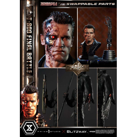 Prime 1 - Terminator 2 Il Giorno del Giudizio T-800 Battaglia Finale Versione Bonus Deluxe - Museo Masterline Serie 1/3