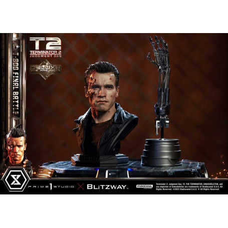 Prime 1 - Terminator 2 Il Giorno del Giudizio T-800 Battaglia Finale Versione Bonus Deluxe - Museo Masterline Serie 1/3