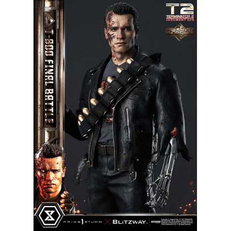 Prime 1 - Terminator 2 Il Giorno del Giudizio T-800 Battaglia Finale Versione Bonus Deluxe - Museo Masterline Serie 1/3