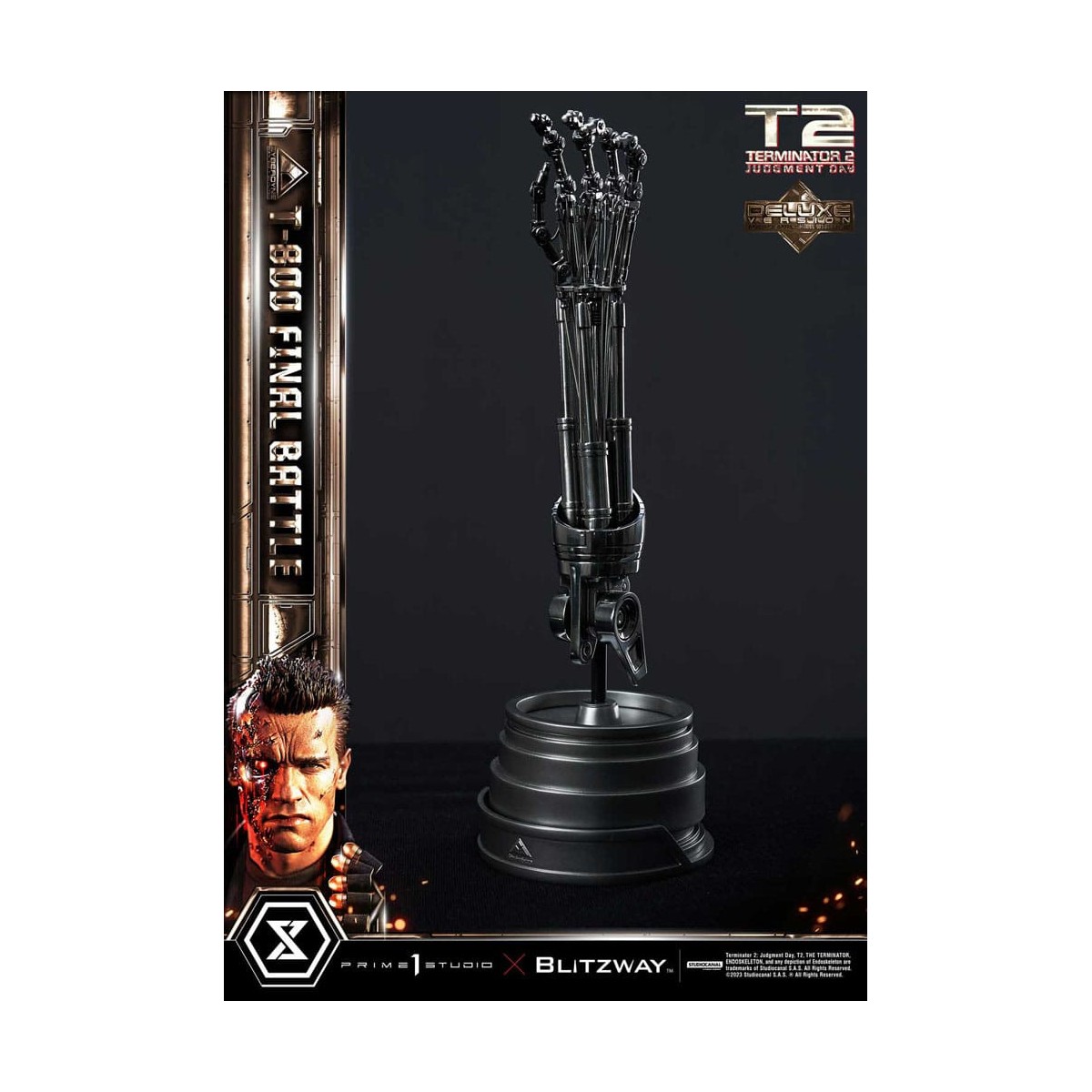 Prime 1 - Terminator 2 Il Giorno del Giudizio T-800 Battaglia Finale Versione Bonus Deluxe - Museo Masterline Serie 1/3