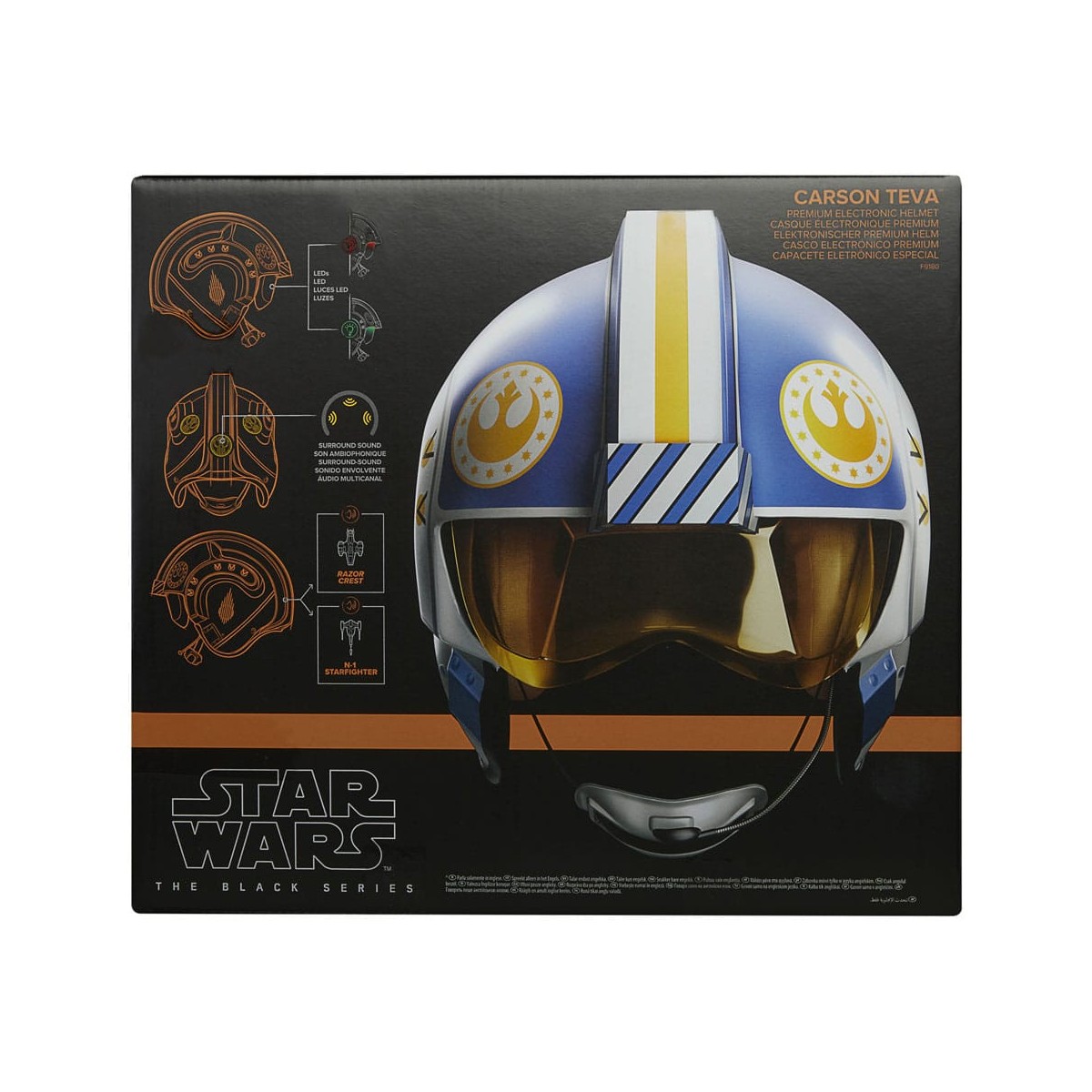 Hasbro Star Wars elmetto elettronico Carson Teva - Il Mandaloriano