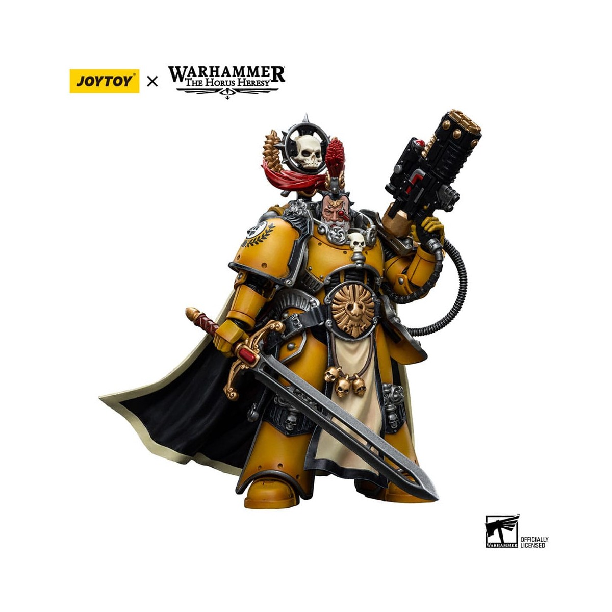 JoyToy Space Marine - Pugni Imperiali - Pretore della Legione con Spada di Potere - 1/18 - Warhammer L'Eresia di Horus