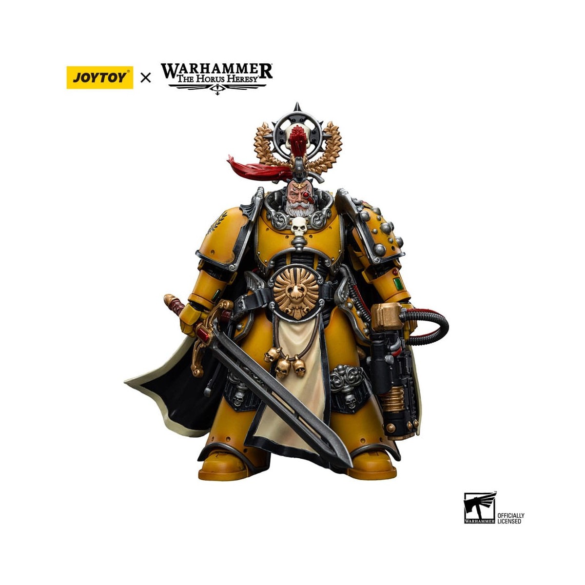 JoyToy Space Marine - Pugni Imperiali - Pretore della Legione con Spada di Potere - 1/18 - Warhammer L'Eresia di Horus