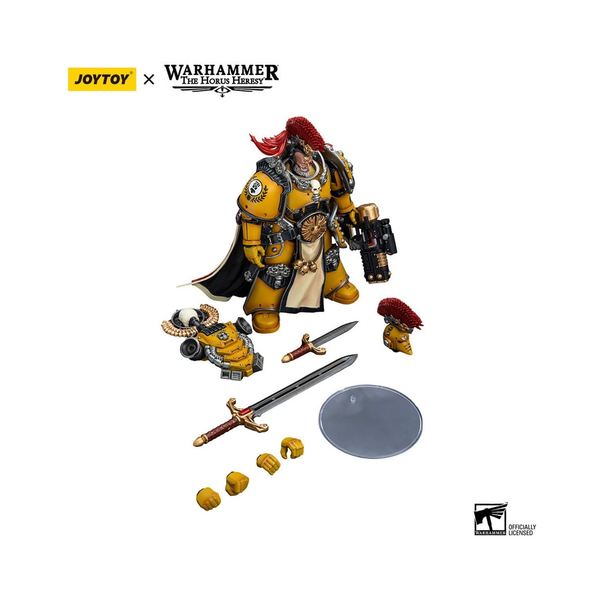 JoyToy Space Marine - Pugni Imperiali - Pretore della Legione con Spada di Potere - 1/18 - Warhammer L'Eresia di Horus