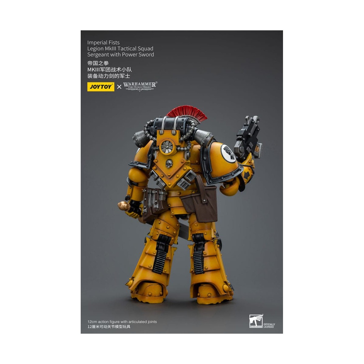 JoyToy - Pugni Imperiali - Sergente della Squadra Tattica della Legione MkIII con Spada di Potenza - 1/18 - L'Eresia di Horus