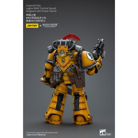JoyToy - Pugni Imperiali - Sergente della Squadra Tattica della Legione MkIII con Spada di Potenza - 1/18 - L'Eresia di Horus