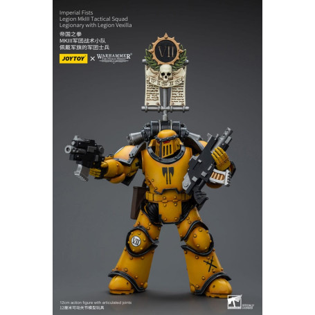 JoyToy - Pugni Imperiali - Legione MkIII Squadra Tattica Legionaria con Legione Vexilla - 1/18 - L'Eresia di Horus