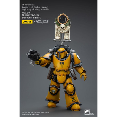 JoyToy - Pugni Imperiali - Legione MkIII Squadra Tattica Legionaria con Legione Vexilla - 1/18 - L'Eresia di Horus