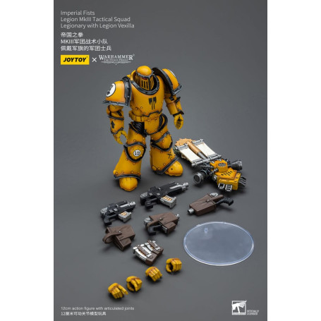 JoyToy - Pugni Imperiali - Legione MkIII Squadra Tattica Legionaria con Legione Vexilla - 1/18 - L'Eresia di Horus