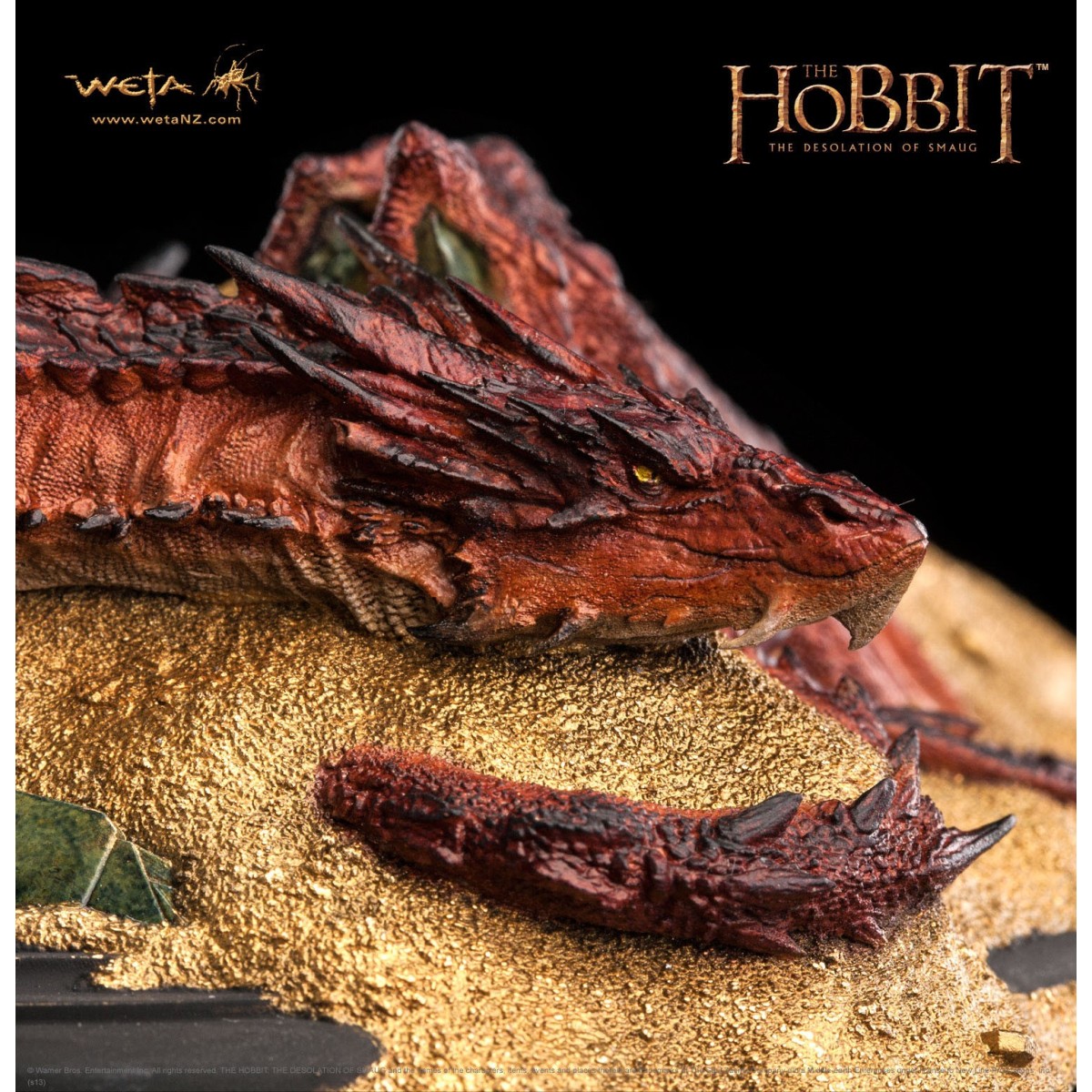 Weta Statue Smaug King Under the mountain