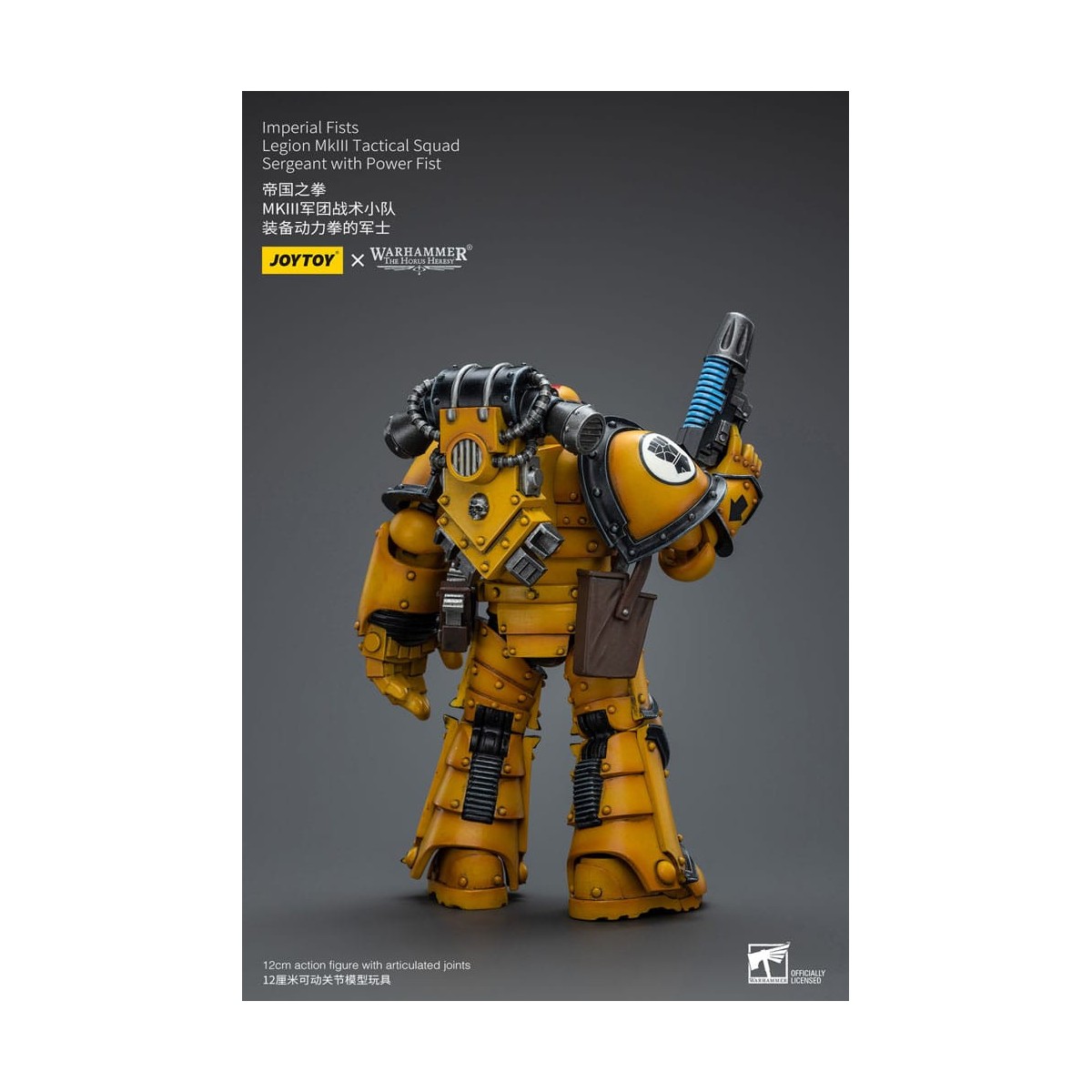 JoyToy - Pugni Imperiali - Sergente della Squadra Tattica della Legione MkIII con Pugno di Potere - 1/18 - L'Eresia di Horus