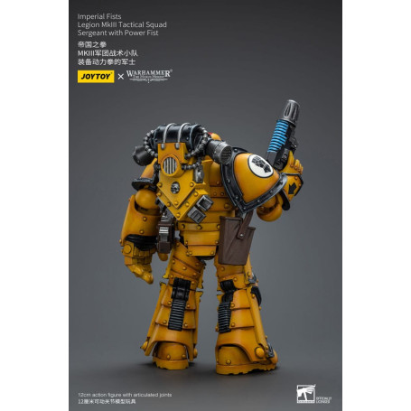 JoyToy - Pugni Imperiali - Sergente della Squadra Tattica della Legione MkIII con Pugno di Potere - 1/18 - L'Eresia di Horus