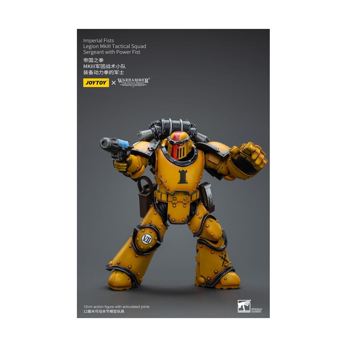 JoyToy - Pugni Imperiali - Sergente della Squadra Tattica della Legione MkIII con Pugno di Potere - 1/18 - L'Eresia di Horus