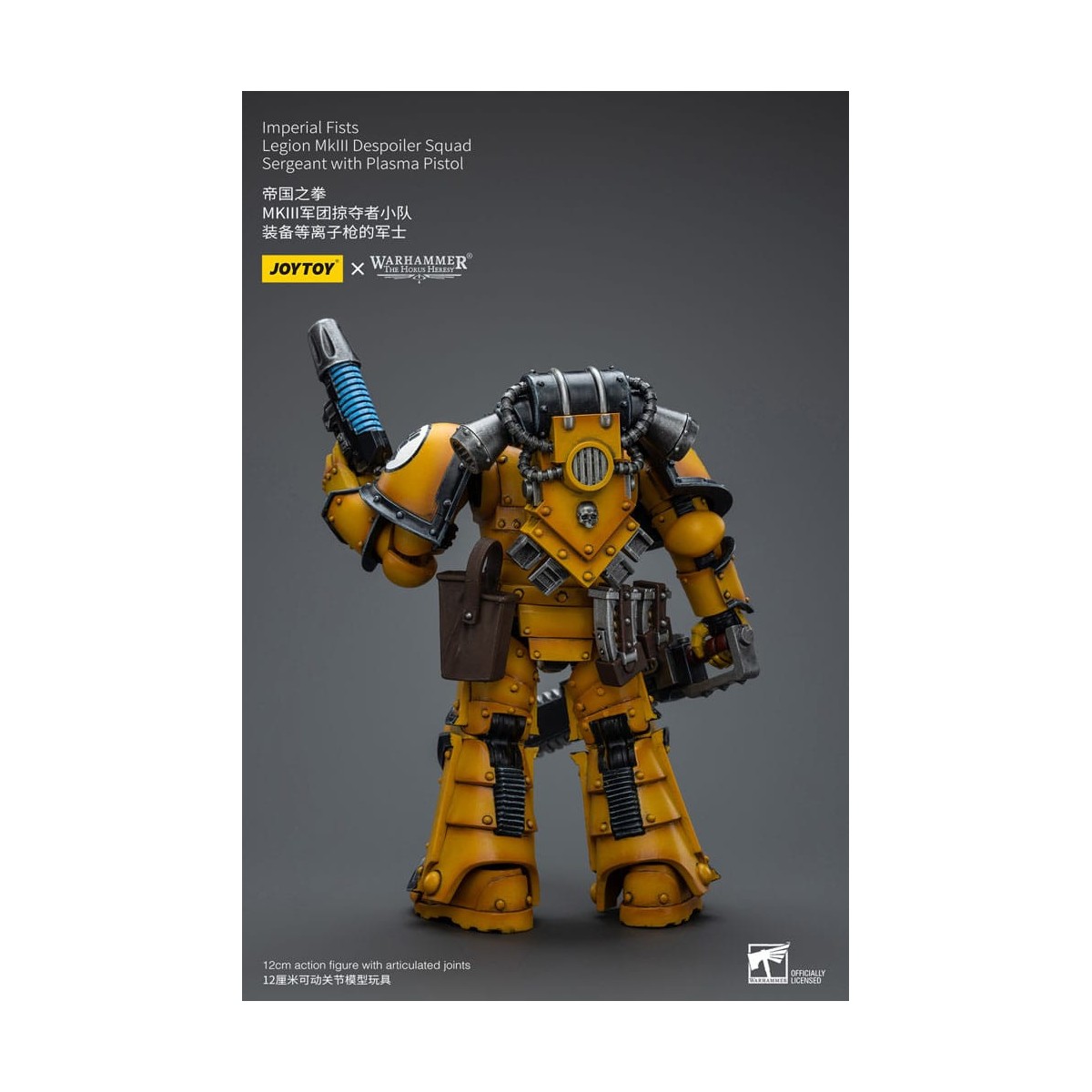 JoyToy - Pugni Imperiali - Sergente della Squadra Despoiler della Legione MkIII con Pistola al Plasma - 1/18 - L'Eresia di Horus