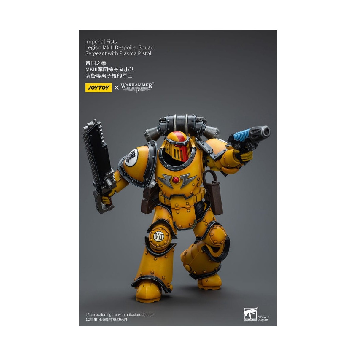 JoyToy - Pugni Imperiali - Sergente della Squadra Despoiler della Legione MkIII con Pistola al Plasma - 1/18 - L'Eresia di Horus