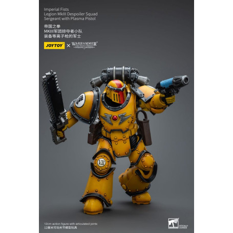 JoyToy - Pugni Imperiali - Sergente della Squadra Despoiler della Legione MkIII con Pistola al Plasma - 1/18 - L'Eresia di Horus