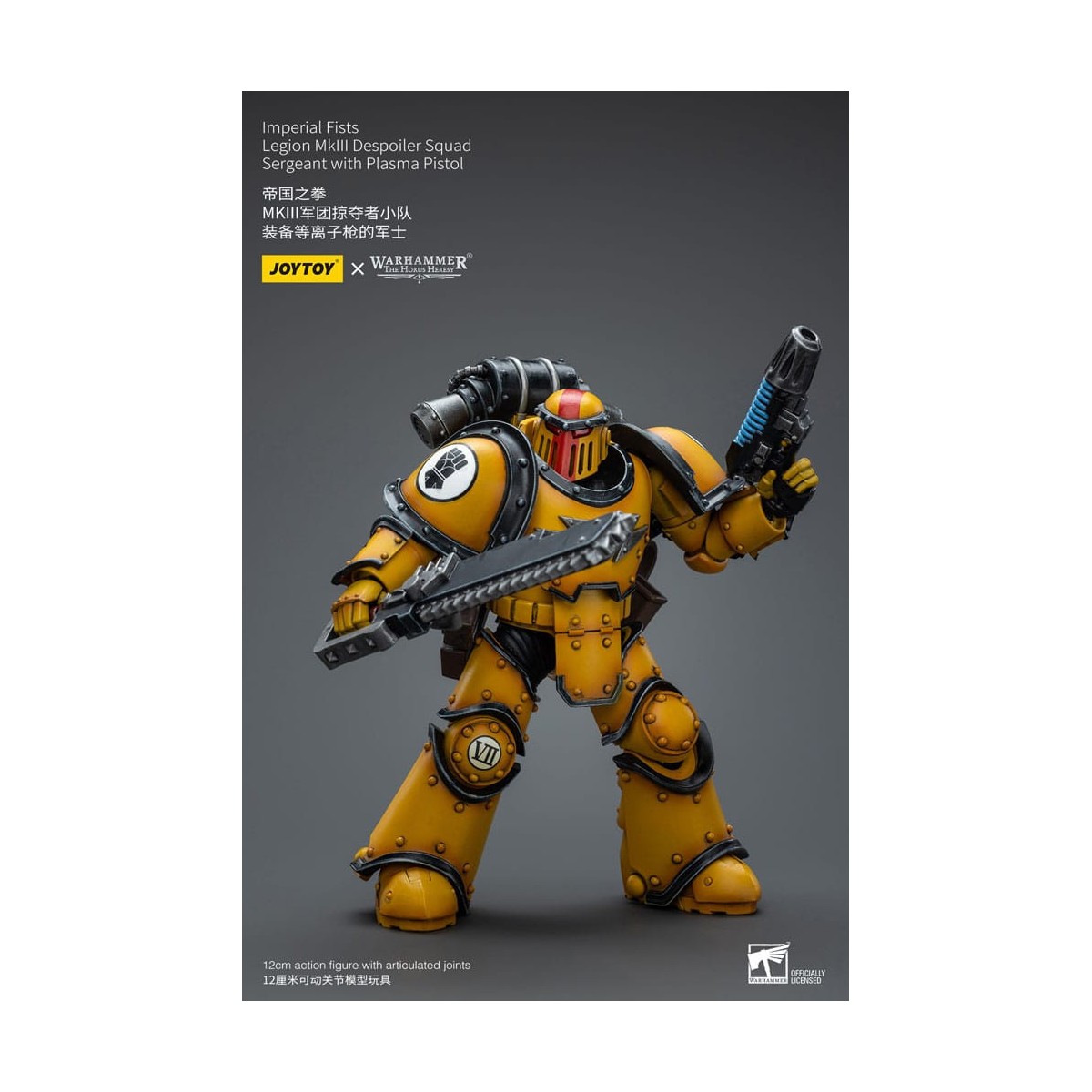 JoyToy - Pugni Imperiali - Sergente della Squadra Despoiler della Legione MkIII con Pistola al Plasma - 1/18 - L'Eresia di Horus