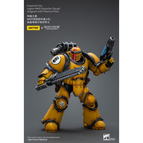 JoyToy - Pugni Imperiali - Sergente della Squadra Despoiler della Legione MkIII con Pistola al Plasma - 1/18 - L'Eresia di Horus