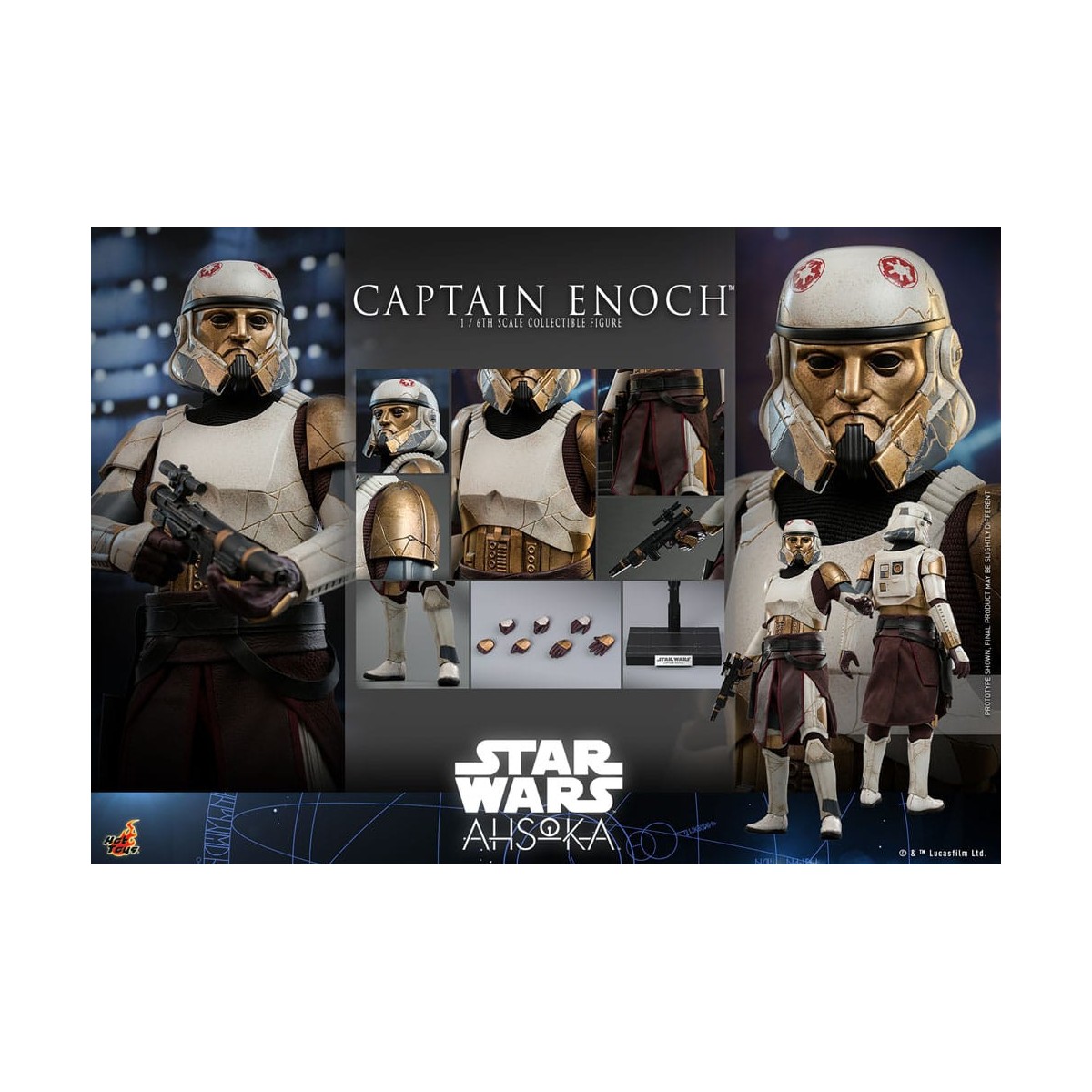 Hot Toys Star Wars - CAPITANO ENOCH - Ahsoka Tano 1/6