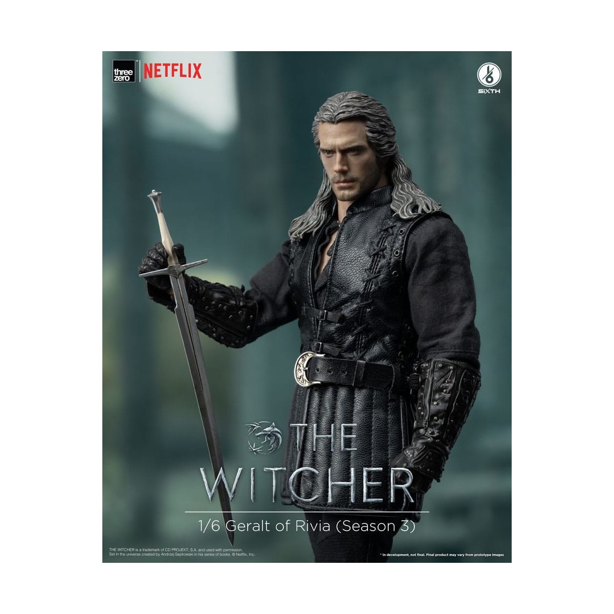 Trezero- Geralt di Rivia 1/6 - The Witcher Stagione 3