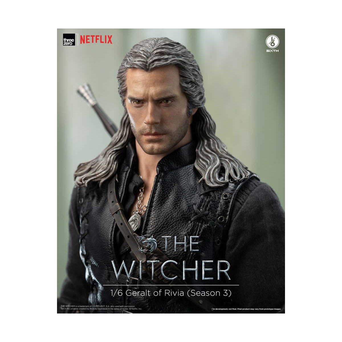 Trezero- Geralt di Rivia 1/6 - The Witcher Stagione 3