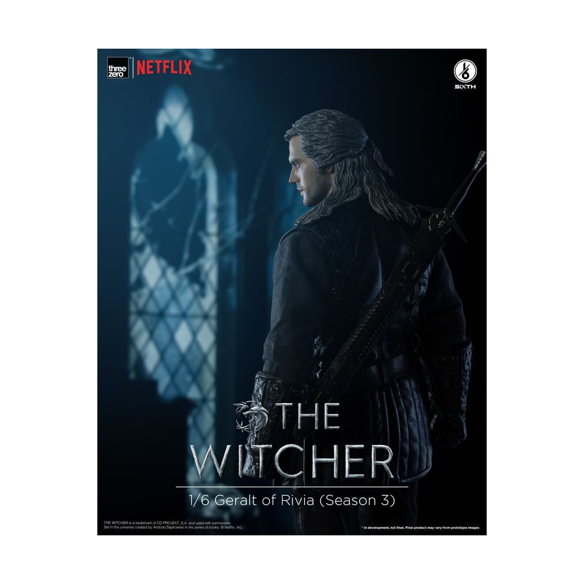 Trezero- Geralt di Rivia 1/6 - The Witcher Stagione 3
