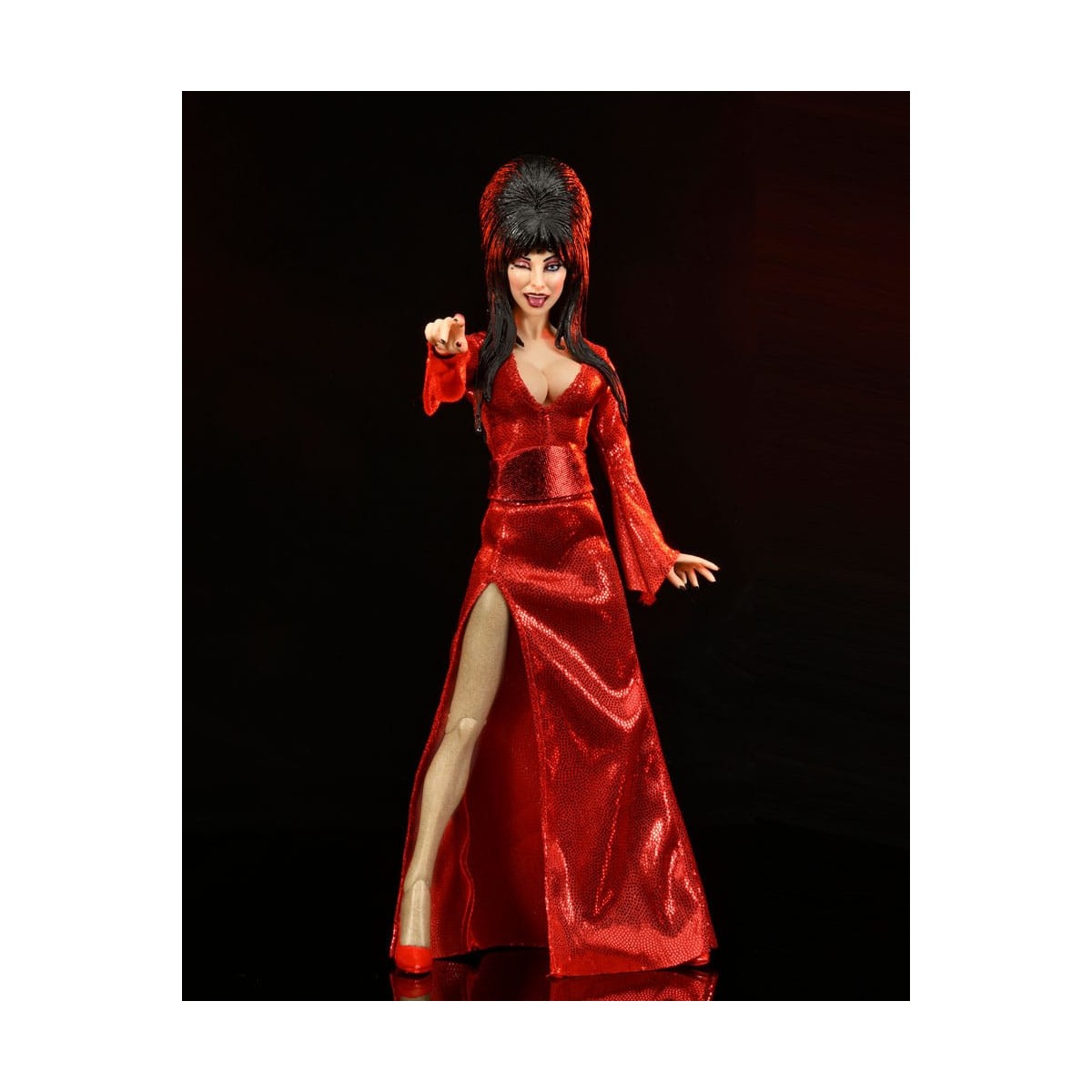 Neca - Elvira Padrona delle Tenebre Rosso, Spavento e Boo - Panno retrò