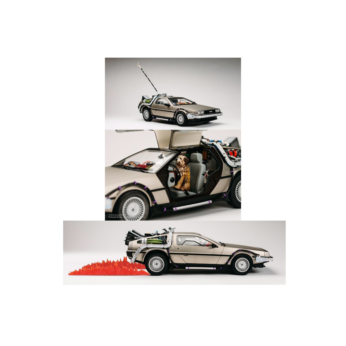 Takara Tomy - Ritorno al futuro - Macchina del tempo pressofusa replica DeLorean