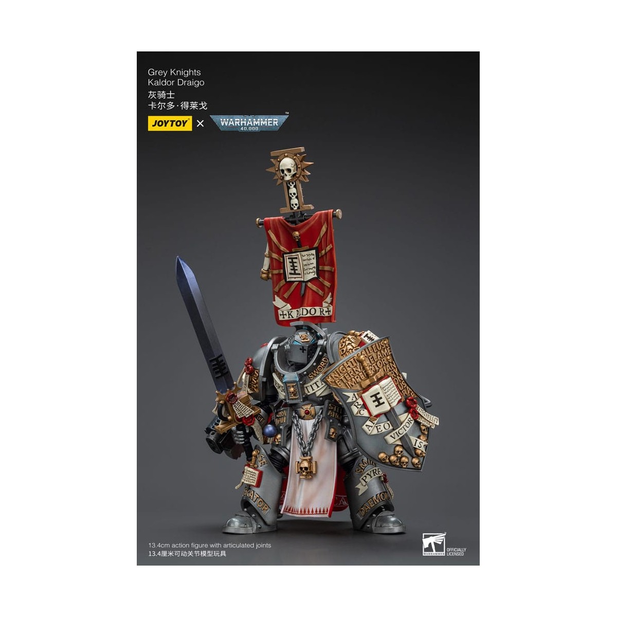 JoyToy Space marines - Cavalieri Grigi - Terminator Kaldor Draigo 1/18 - Warhammer 40K