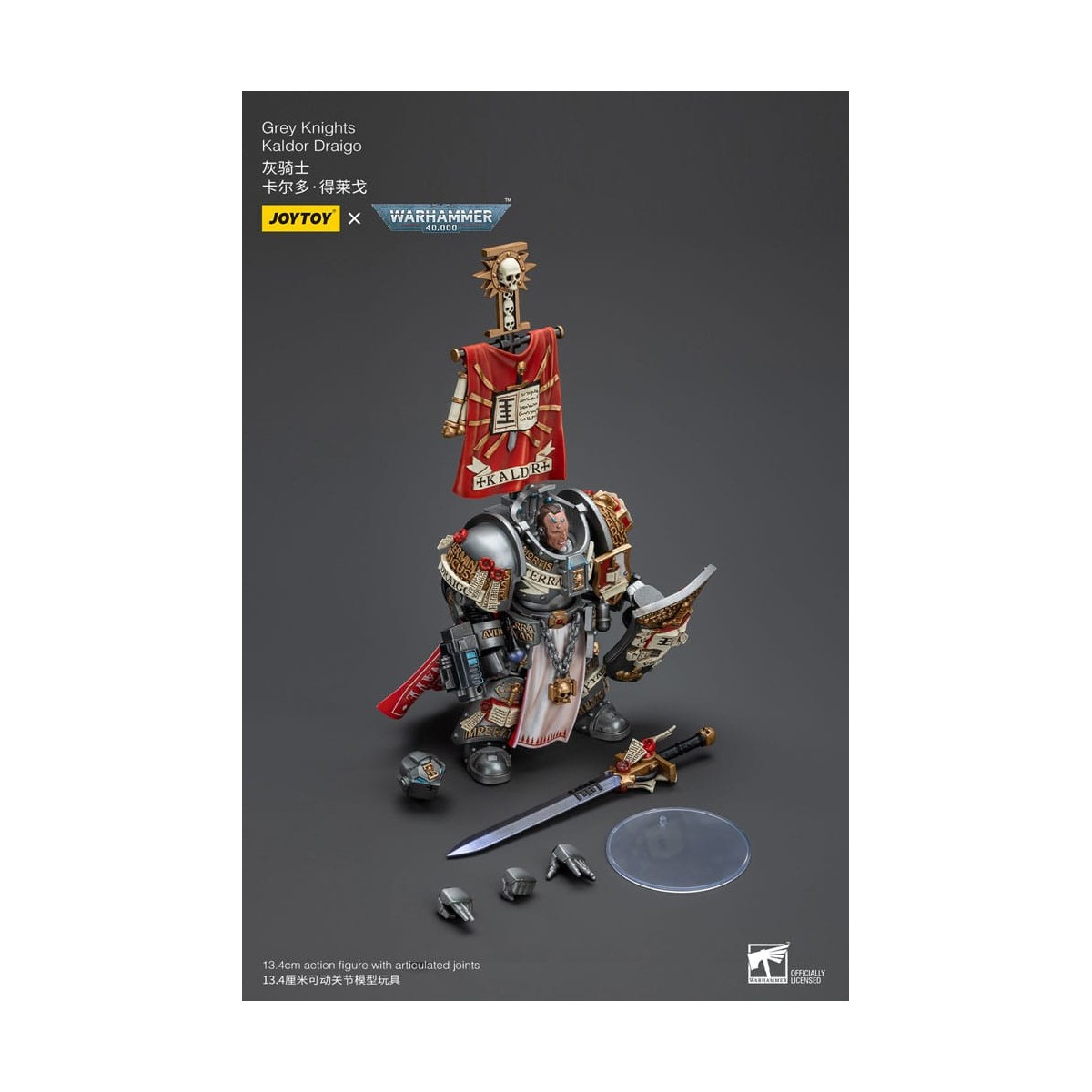 JoyToy Space marines - Cavalieri Grigi - Terminator Kaldor Draigo 1/18 - Warhammer 40K