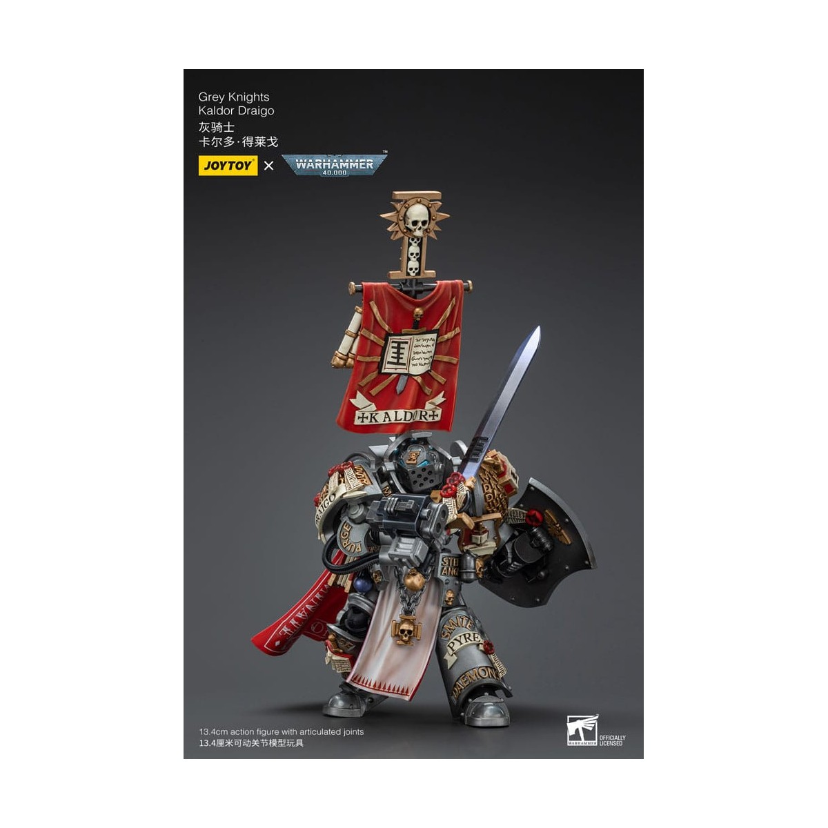JoyToy Space marines - Cavalieri Grigi - Terminator Kaldor Draigo 1/18 - Warhammer 40K