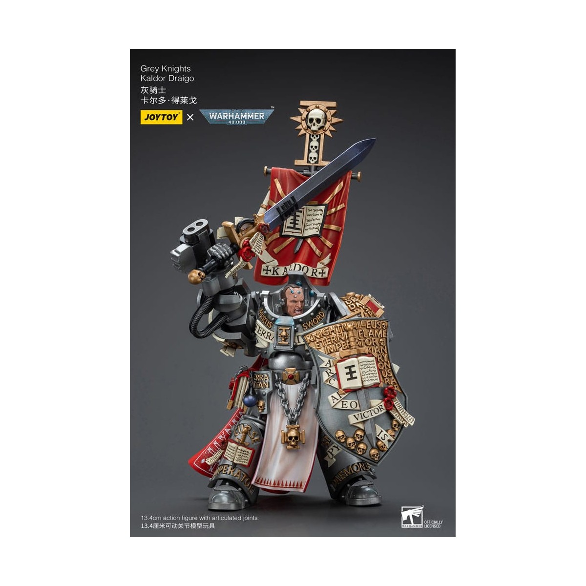 JoyToy Space marines - Cavalieri Grigi - Terminator Kaldor Draigo 1/18 - Warhammer 40K