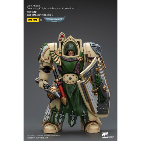 JoyToy Space Marine - Angeli Oscuri - Cavaliere Deathwing con Mazza dell'Assoluzione 1/18 - Warhammer 40K