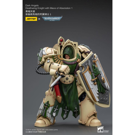 JoyToy Space Marine - Angeli Oscuri - Cavaliere Deathwing con Mazza dell'Assoluzione 1/18 - Warhammer 40K
