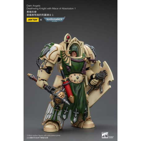 JoyToy Space Marine - Angeli Oscuri - Cavaliere Deathwing con Mazza dell'Assoluzione 1/18 - Warhammer 40K