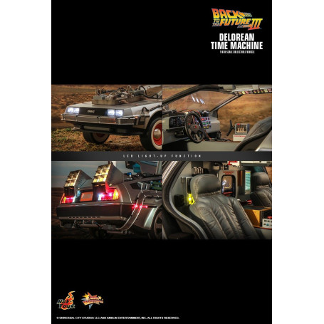 Hot Toys - Ritorno al futuro 3 1/6 Delorean - BTTF3