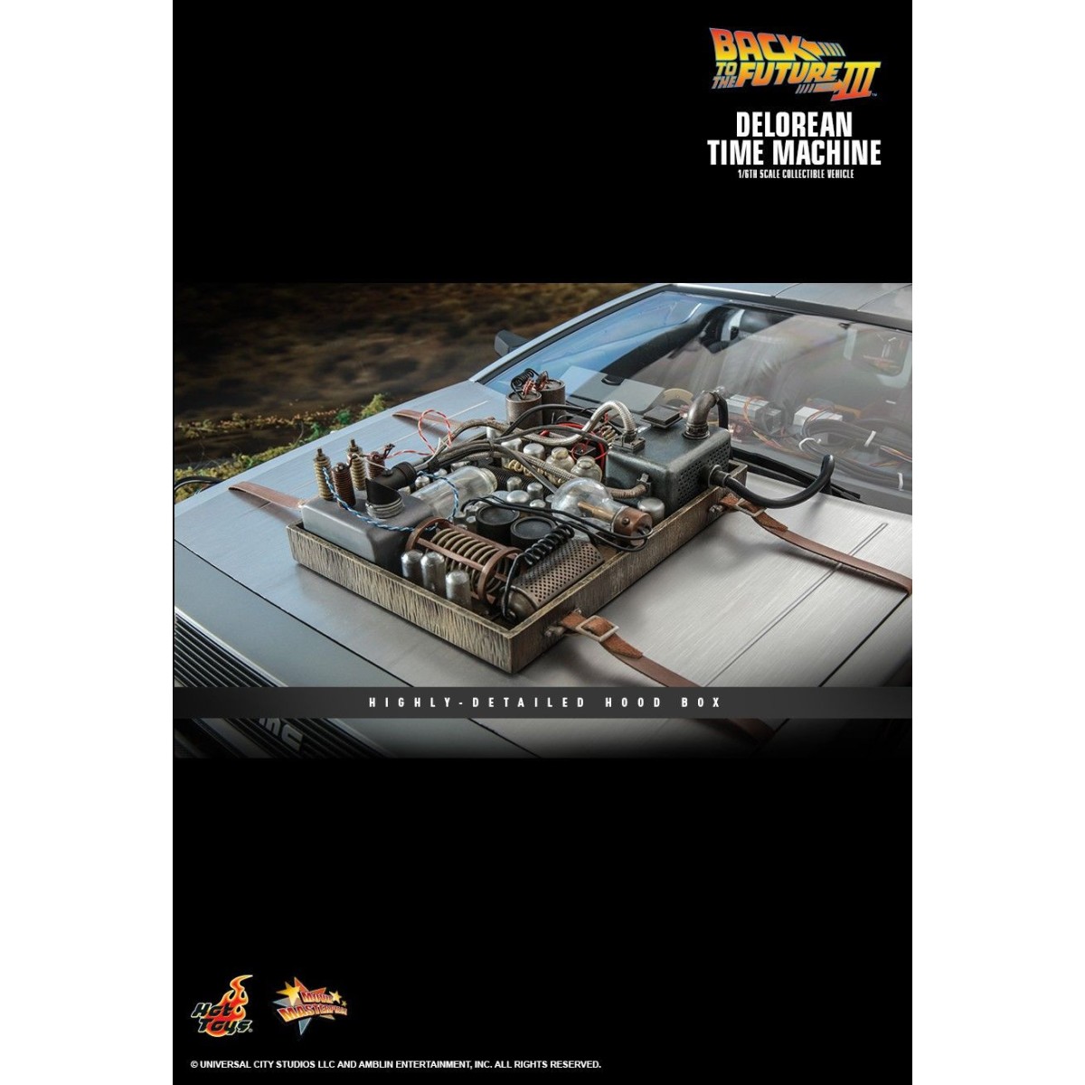 Hot Toys - Ritorno al futuro 3 1/6 Delorean - BTTF3