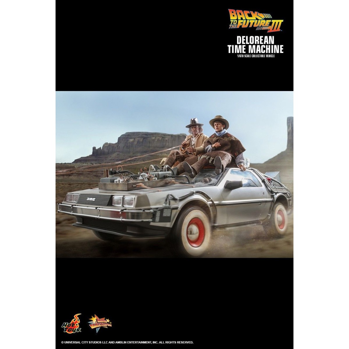 Hot Toys - Ritorno al futuro 3 1/6 Delorean - BTTF3