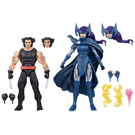 Leggende Marvel - Wolverine e Psylocke (Lady Mandarino) - Wolverine 50° Anniversario