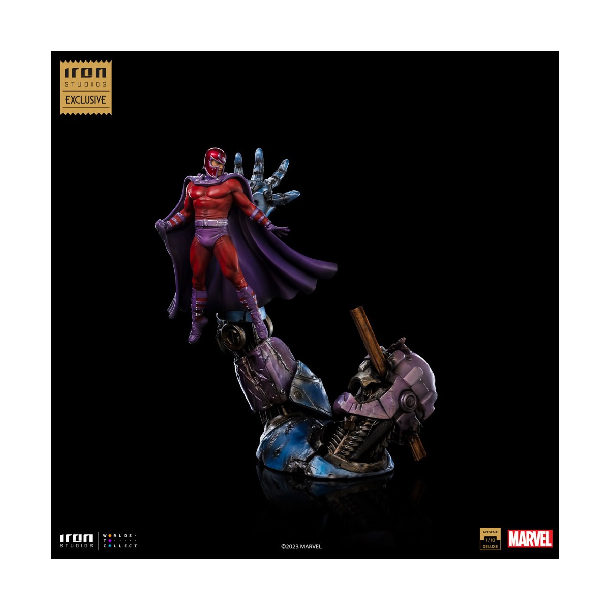 Iron Studios Marvel - Magneto e Sentinel - Deluxe Art Scale 1/10 CCXP 2023