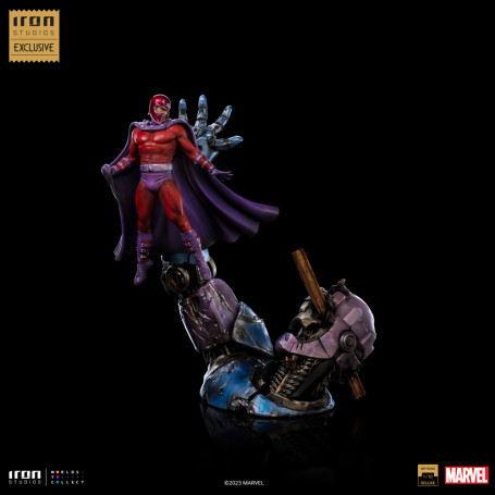 Iron Studios Marvel - Magneto e Sentinel - Deluxe Art Scale 1/10 CCXP 2023