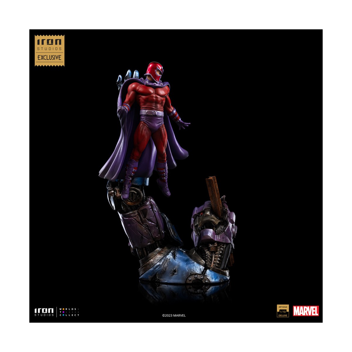 Iron Studios Marvel - Magneto e Sentinel - Deluxe Art Scale 1/10 CCXP 2023