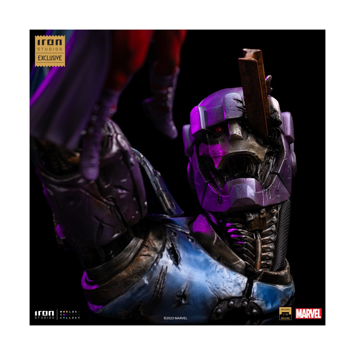Iron Studios Marvel - Magneto e Sentinel - Deluxe Art Scale 1/10 CCXP 2023
